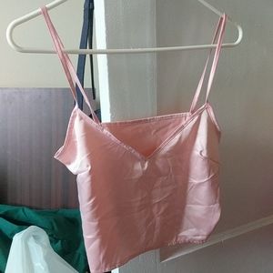 Strappy satin cami